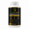 VitaSalamah Vitamin D3, K2 & C – 120 Vegetarian Capsules